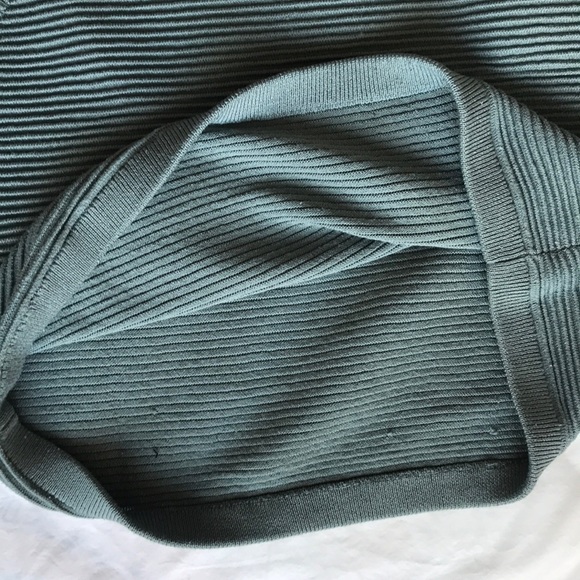 Aritzia Babaton teal blue ribbed knit tank size S - Picture 5 of 8